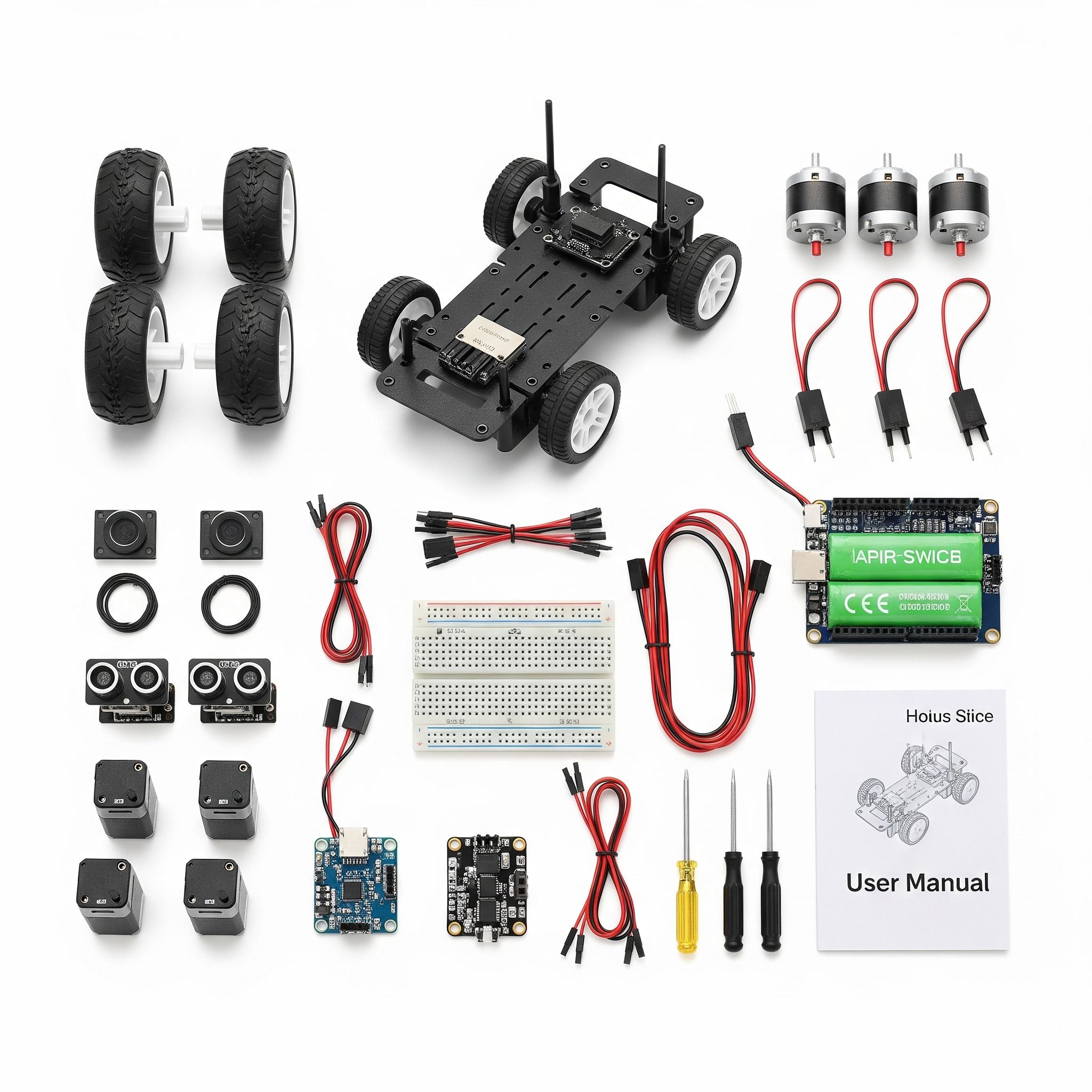 4 Wheel Robotic kit